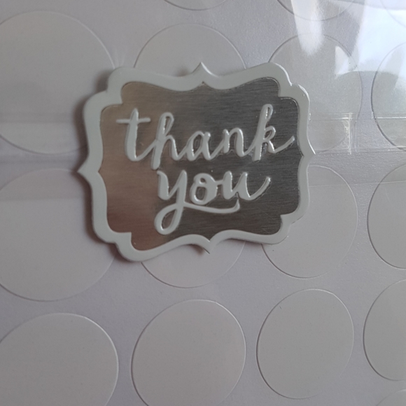 150 pcs Removable Thank You Stickers 1.5"x1.5" in. - Picture 2 of 6